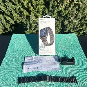 WITHit Stainless Steel Link Band for Apple Watch-brand new originally packed